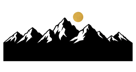 A single bright yellow circle representing a sun or light source isolated on transparent background