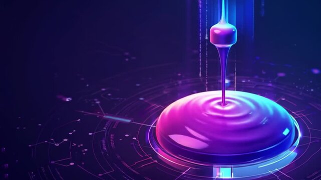 3d isometric in of IV drip with water drop Videos