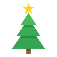 Christmas tree with star