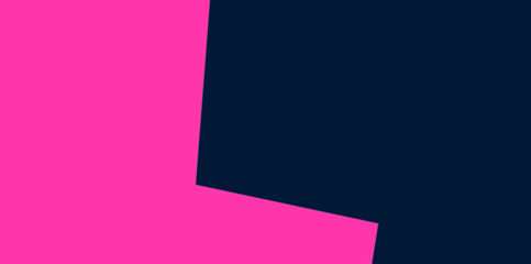 Sharp Angular Pink Block Illustration Vector Background, Abstract background with a sharp, angular geometric line in fuchsia and navy, Event flyer, technology banner, modern brochure cover. 