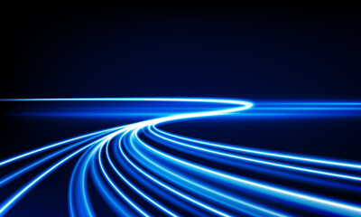 Abstract speed Business Start up launching product with Electric car and city concept Hitech communication concept innovation background,  vector design