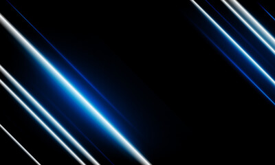 Blue abstract Light out technology background Hitech communication concept innovation background, vector design
