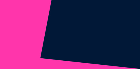 L-Shape Pink Block Illustration Vector Background, Minimalist vector background with a large pink L-shaped block and dark blue space, Poster design, booklet cover, brand identity asset.