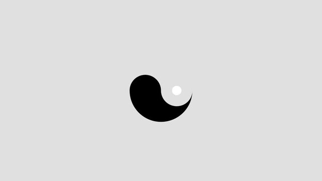 Yin Yang simbol animation