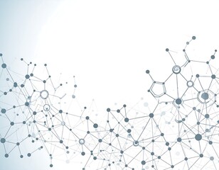 Abstract Molecular Structure Background for Science and Technology Concepts.