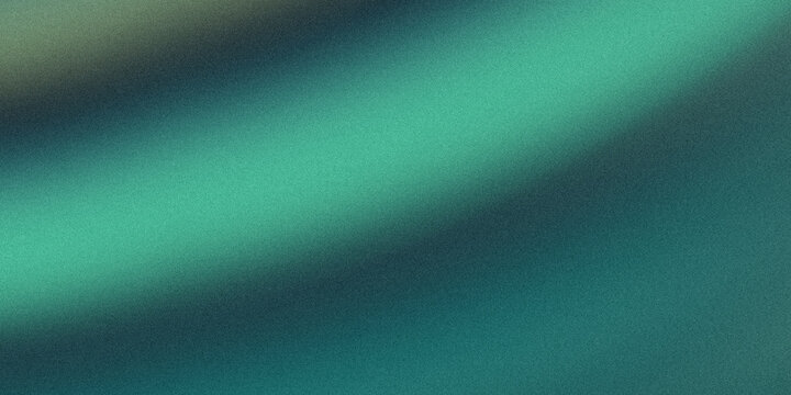 Teal And Dark Green Gradient With Diagonal Light Streaks And Grain abstract background