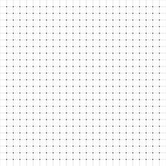 Minimal seamless square dot grid pattern in black and white with geometric layout.