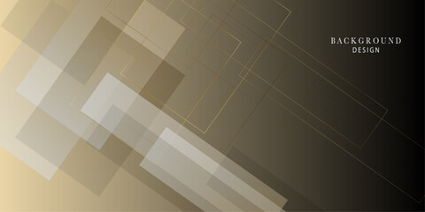 Obraz premium Abstract brown banner with lines effect
