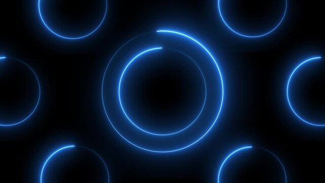 Neon line 4k wall lights bulb halogen Lamp Night.