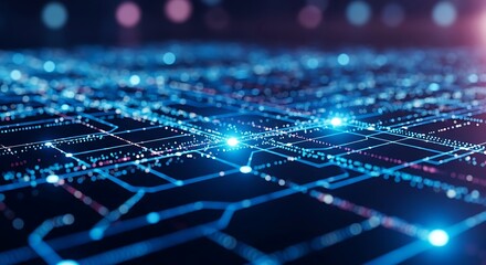 Experience the future with this stunning network visualization, perfect for tech companies, innovative products, and cutting-edge digital designs