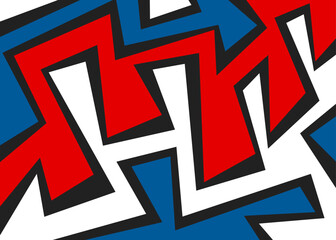 Abstract background with some colorful geometric lines and with some copy space area