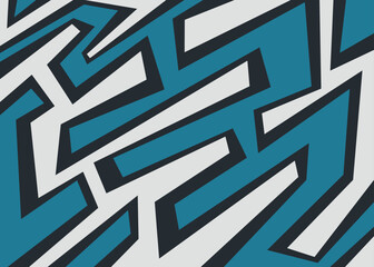 Abstract background with geometric square line pattern 