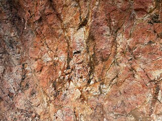 Red-Brown Rock Surface Texture
