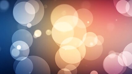 Soft and dreamy abstract composition with overlapping blurred circles against a gradient background - Powered by Adobe