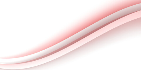 Dynamic Red Light Streaks Flowing Across a White Background, Creating a Sense of Speed, Energy EPS 10.