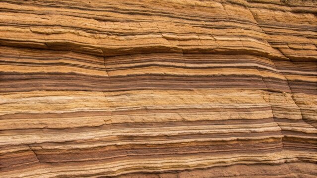 Striking geological layers showcasing rich textures and colors in stratified rock formations.