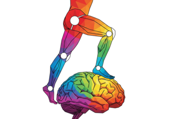 Mind Body Connection Rainbow Illustration