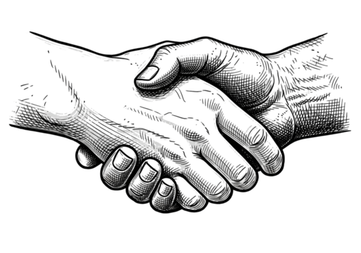 Handshake Illustration