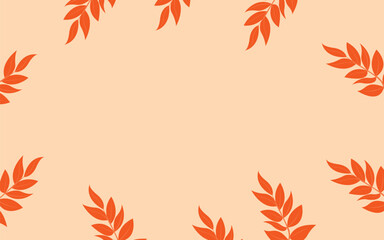 Shining Border of Fall Season Background