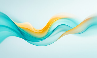 Abstract colorful wave vector illustration with flowing lines, light, and motion for a modern backdrop design