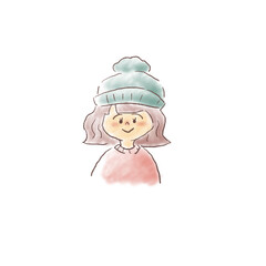 冬服の女の子
