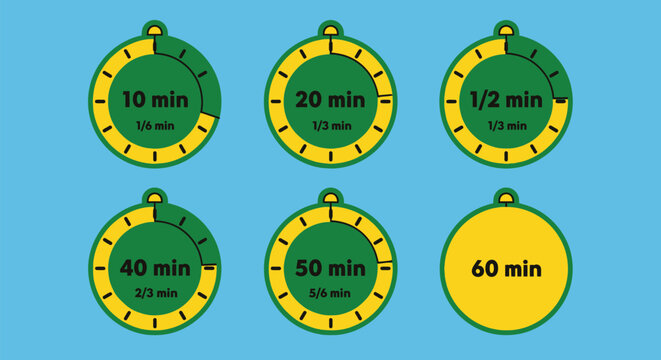 Timer countdown clock time management productivity pomodoro technique