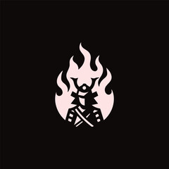 Samurai Burning Logo