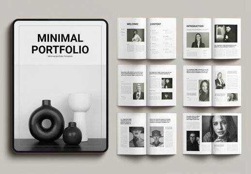 Minimalistic Brochure Layout