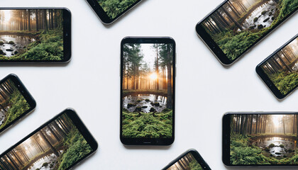 collage of images of nature