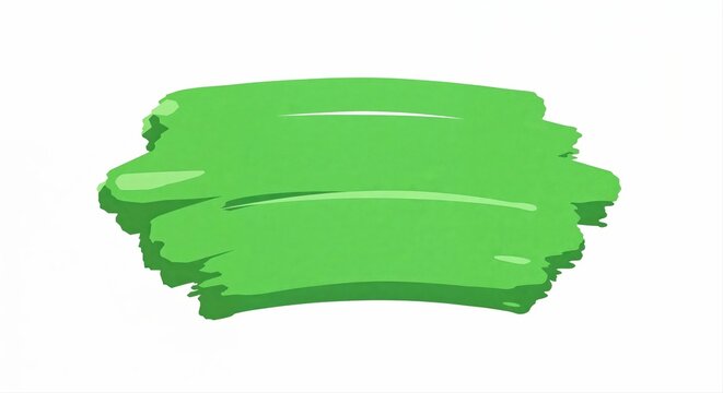 Vibrant Green Strokes: Energetic strokes of lush green color brush against the viewer, exuding vibrancy, dynamism, and creativity.