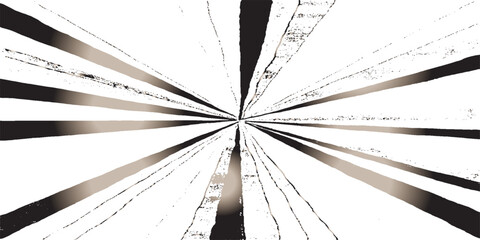 Abstract grunge grid stripe halftone background pattern. Black and white line vector illustration