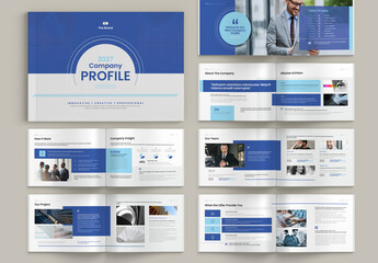 Company Profile Landscape Brochure