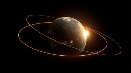 Earth and Sun Alignment for Perihelion Orbit Concept 