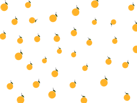 seamless background with oranges