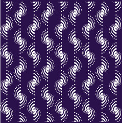  Purple Dotted Swirl Seamless Pattern — Tileable Ornamental Motif for Wallpaper, Textile, Packaging & Social Templates (SVG/EPS)