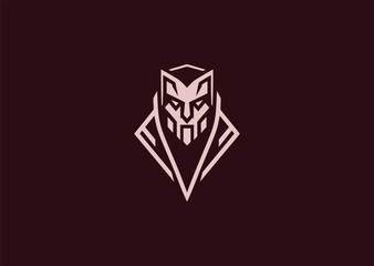 A sleek vampire logo in minimalist silhouette style, showing a mysterious face with sharp fangs and elegant shadows, symbolizing darkness, power, and allure in a modern vector concept