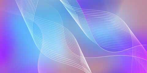 Dynamic shape composition. Minimal geometric background. Vector template design. Abstract Modern Line. Curvy geometric lines wave pattern texture on colorful. Vector graphic illustration template.