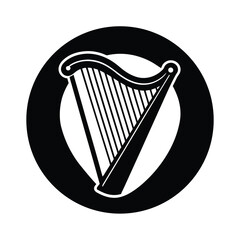 Harp Irish Music Icon