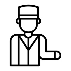 hotel service Line Icon