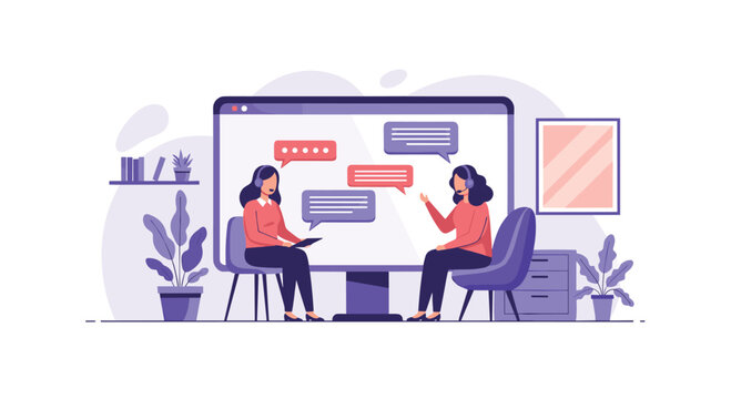 Engaging online consultation with friendly customer service reps available now for your modern business needs and growth strategy guidance today - Powered by Adobe