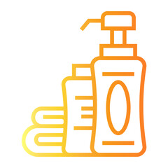 hotel service Line Gradient Icon