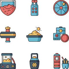 Collection of various tools and equipment for different purposes and tasks.