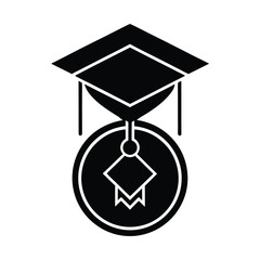Graduation Medal Symbol