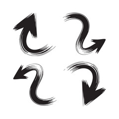 Flow Arrows Circular Motion
