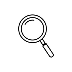 vector magnifying glass icon search icon logo vector  design for download searching something