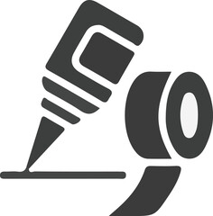 Abstract geometric design with bold colors