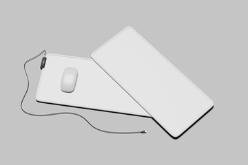 Blank Mouse Pad Mockup