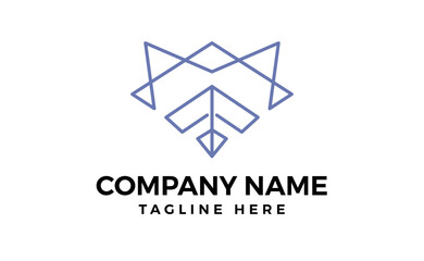 Outstanding creative unique  monogram icon design vector