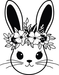 Abstract white smudge elements on a minimalist, clean canvas