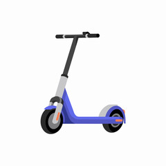 Flat Illustration of a Scooter for City Transport